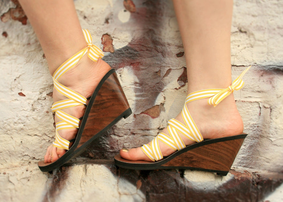 6 Regular High Ribbon Wedge