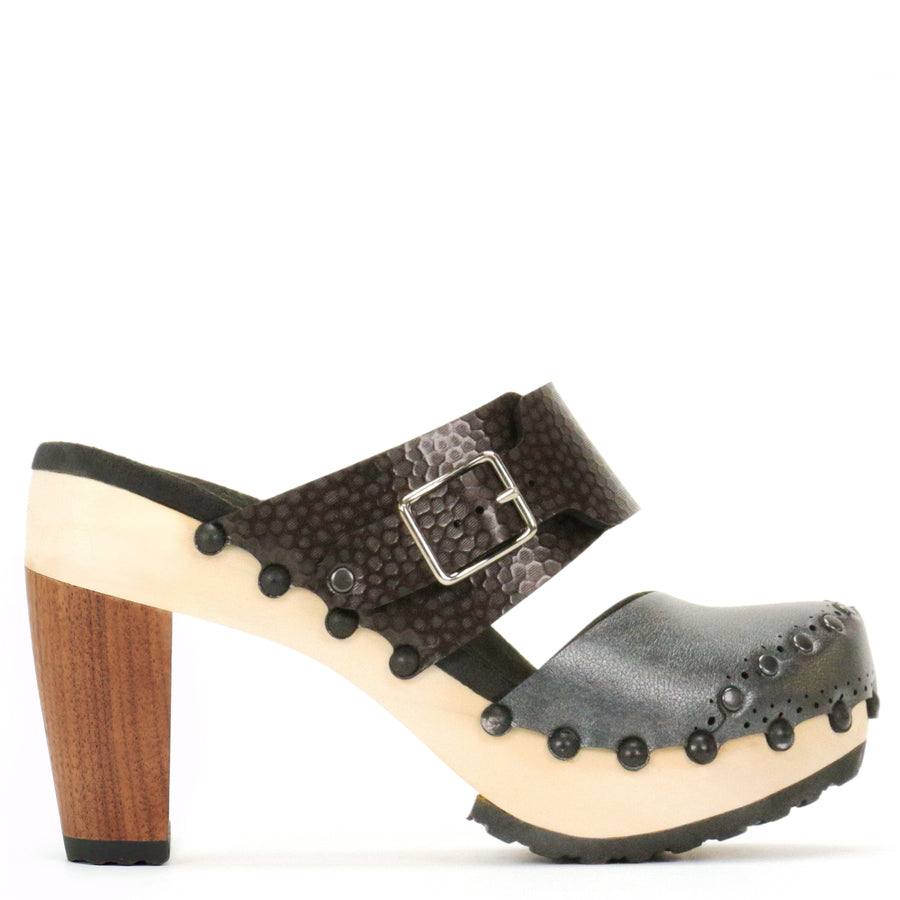 Closed toe clog heels online